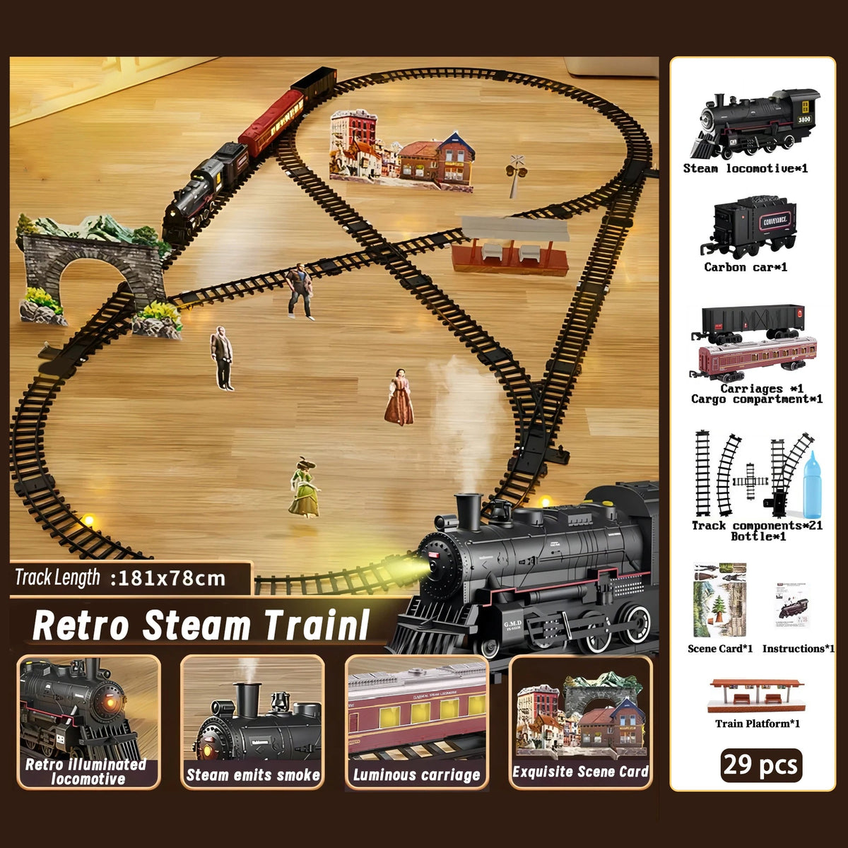 Premium Model Train Sets - Best Collectible Railway Kit | Perfect Gift - Quincelle.co
