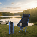 Portable Compact Folding Camping Chair – Ultralight Telescoping Seat with Carry Bag 300 Lb Cap - Quincelle.co