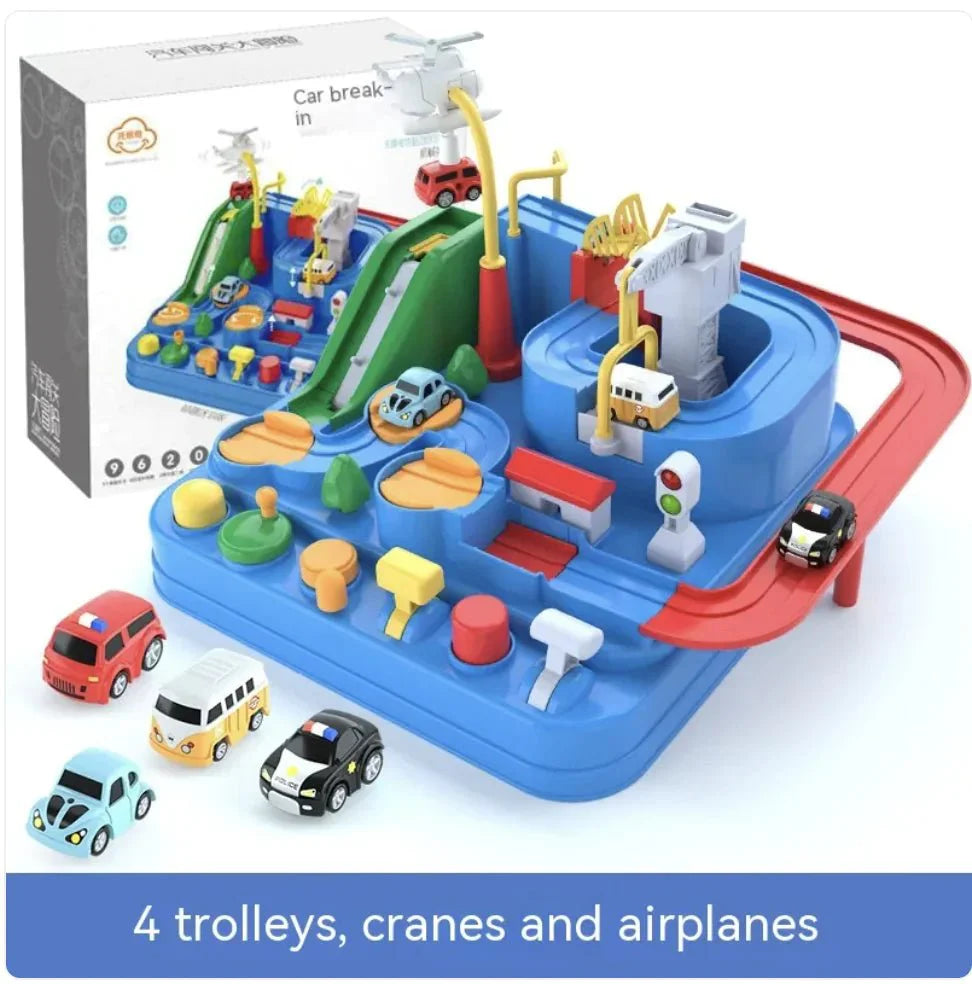 Children's Adventure Train Set Toy for Car Entrance — View 8