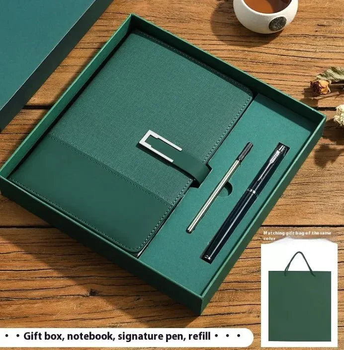Business Thickening Notebook Soft Leather High-grade Gift Set — View 10