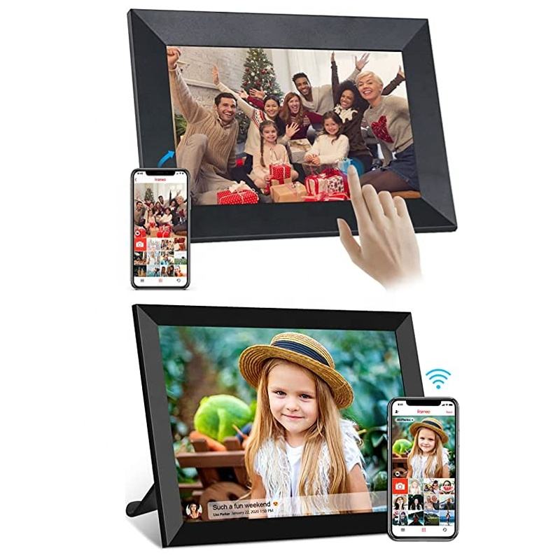WiFi Digital Photo Frame 10 Inch – HD IPS Touch Screen 32GB Share Photos Remotely via App - Quincelle.co