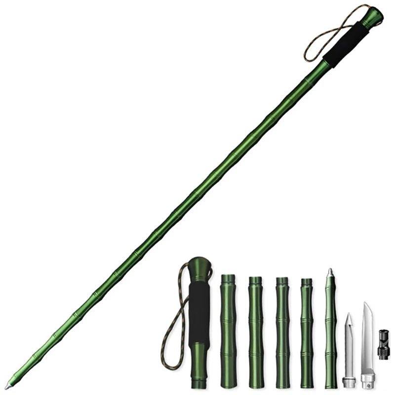 Collapsible Folding Walking Stick – Lightweight Multi-Function Hiking & ... — View 2