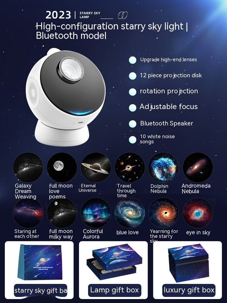 Galaxy Star Projector for Bedroom Night Light – Premium Complex Nebula P... — View 2