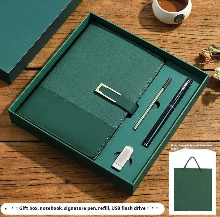 Business Thickening Notebook Soft Leather High-grade Gift Set — View 6