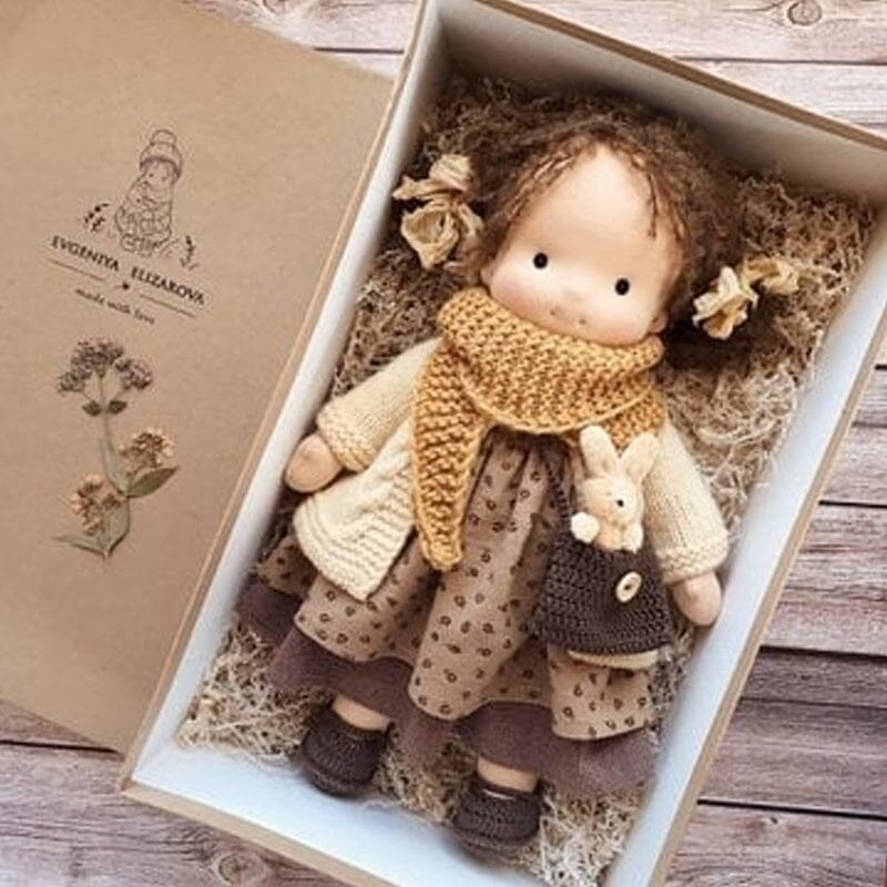 Quincelle Waldorf Doll Cotton-Filled Handmade Mini Dress-Up Doll DIY Gift... — Gift Idea