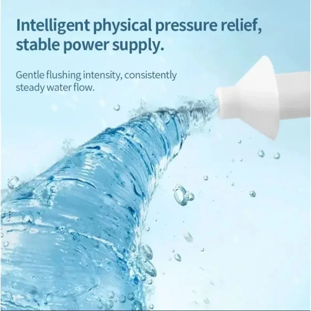 Electric Nasal Rinse Machine – Pulsating Saline Flush System with 50 Pre - Measured SaltPods - Quincelle.co