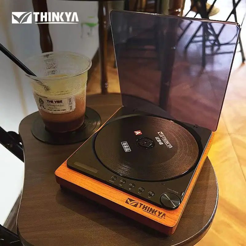 Wooden HiFi CD Player Bluetooth 5.1 SPDIF Optical USB Lossless Retro Desktop Audio No Speaker Remote - Quincelle.co