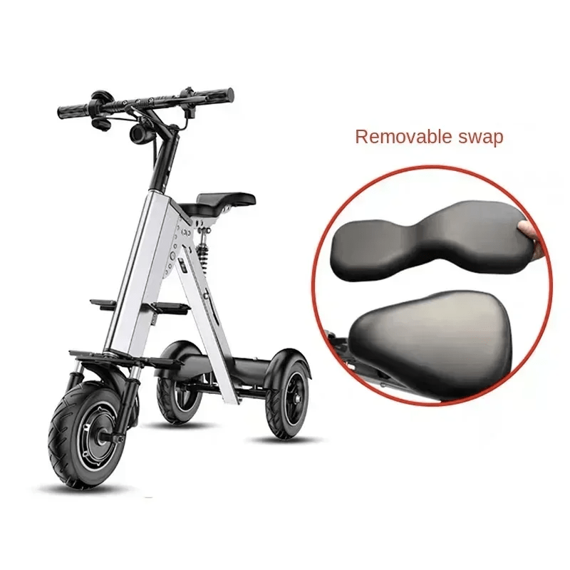 K7S Mini Foldable 3-Wheel Electric Scooter – , 7.8Ah Battery, 3-Speed, R... — View 10