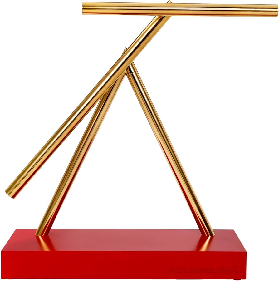 Kinetic pendulum desk sculpture