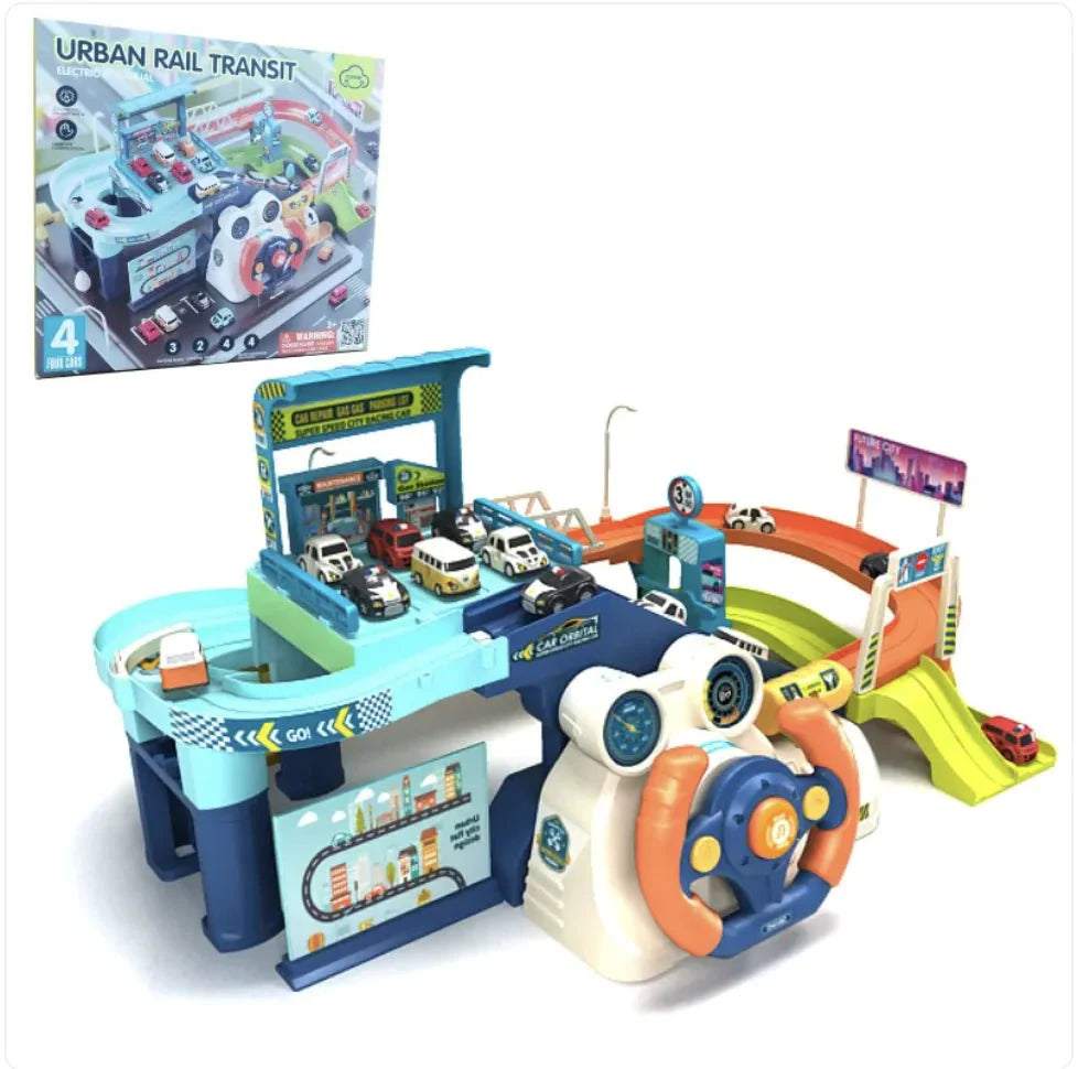 Children's Adventure Train Set Toy for Car Entrance — View 9