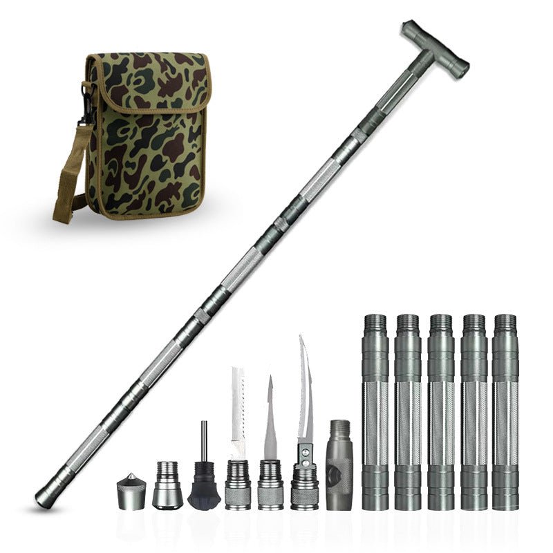 Multifunctional Survival Hiking Pole | The All - in - One Trail Companion - Quincelle.co