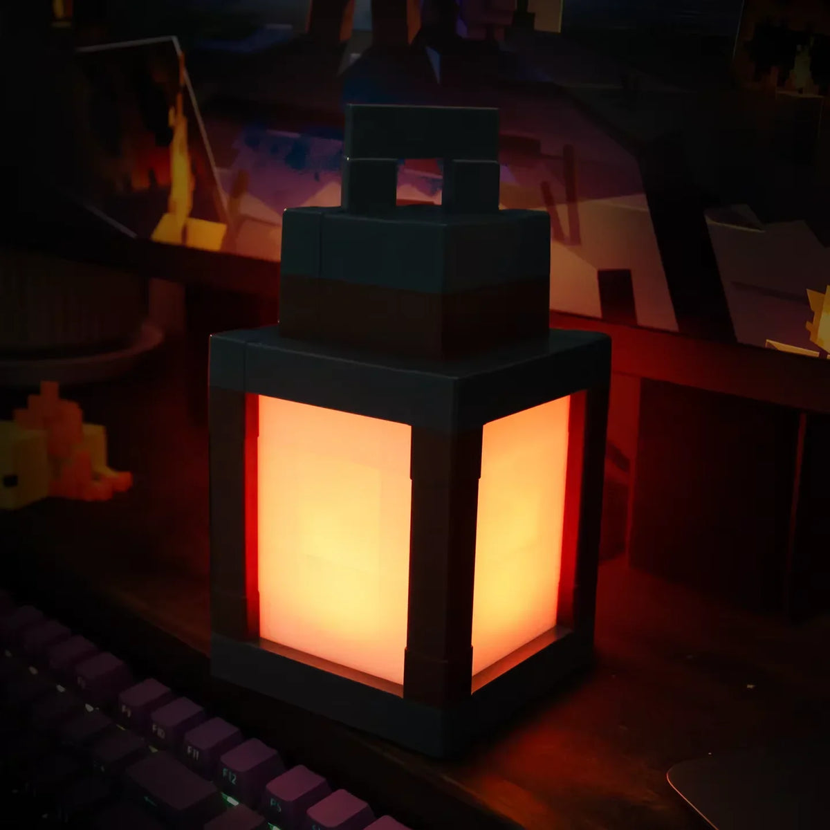 MyWorld Pixel Style Wall USB Creative Remote Control Night Light - Quincelle.co