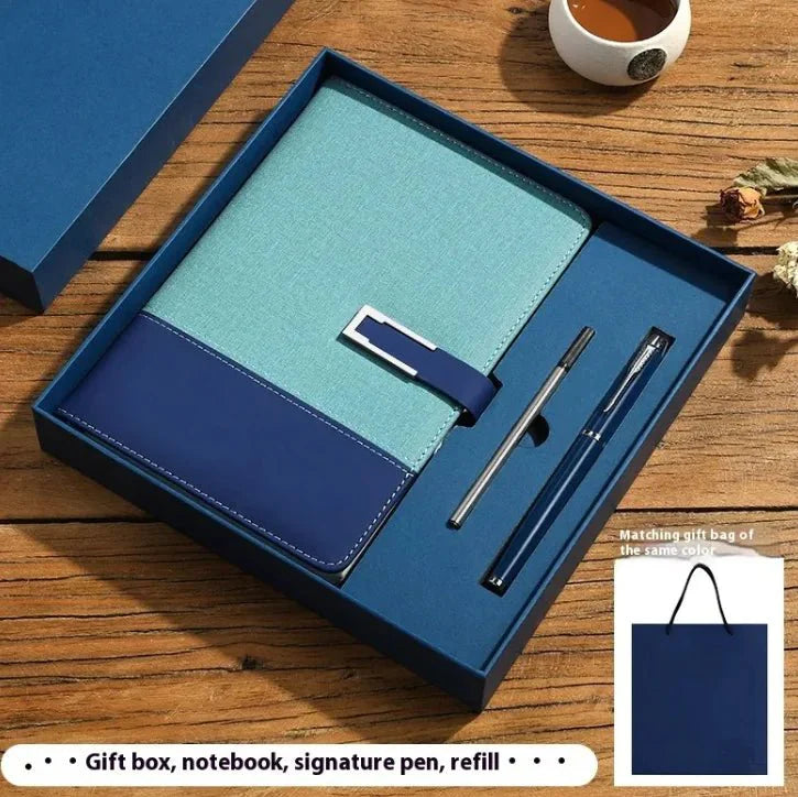 Business Thickening Notebook Soft Leather High-grade Gift Set — View 25