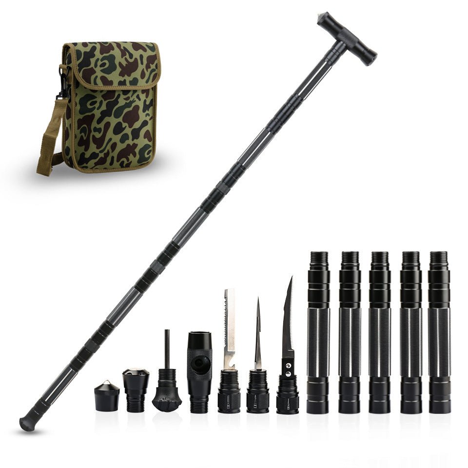 Multifunctional Survival Hiking Pole | The All - in - One Trail Companion - Quincelle.co