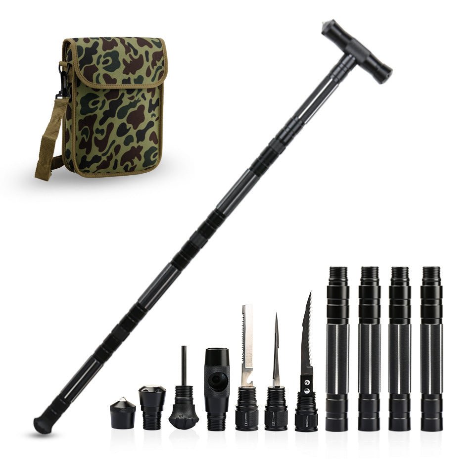 Multifunctional Survival Hiking Pole | The All - in - One Trail Companion - Quincelle.co