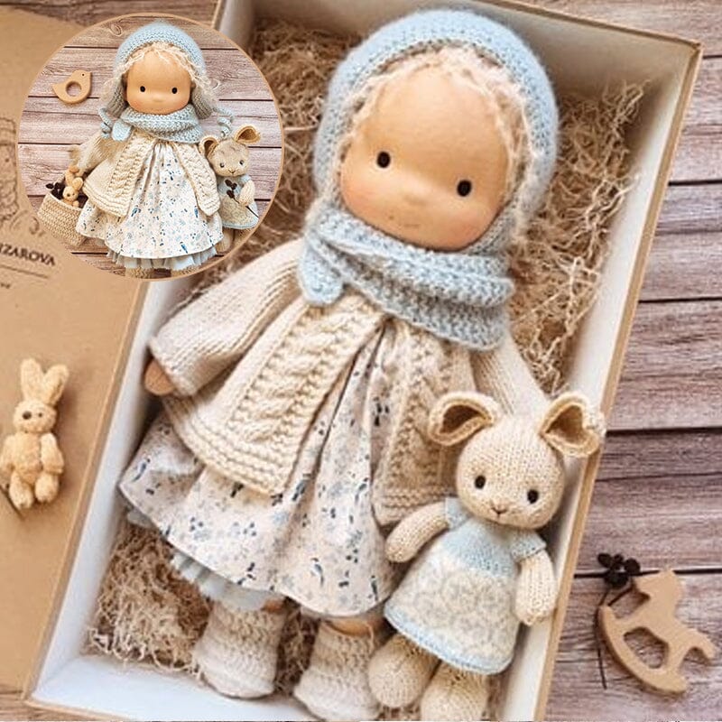 Quincelle Waldorf Doll Cotton-Filled Handmade Mini Dress-Up Doll DIY Gift... — View 4