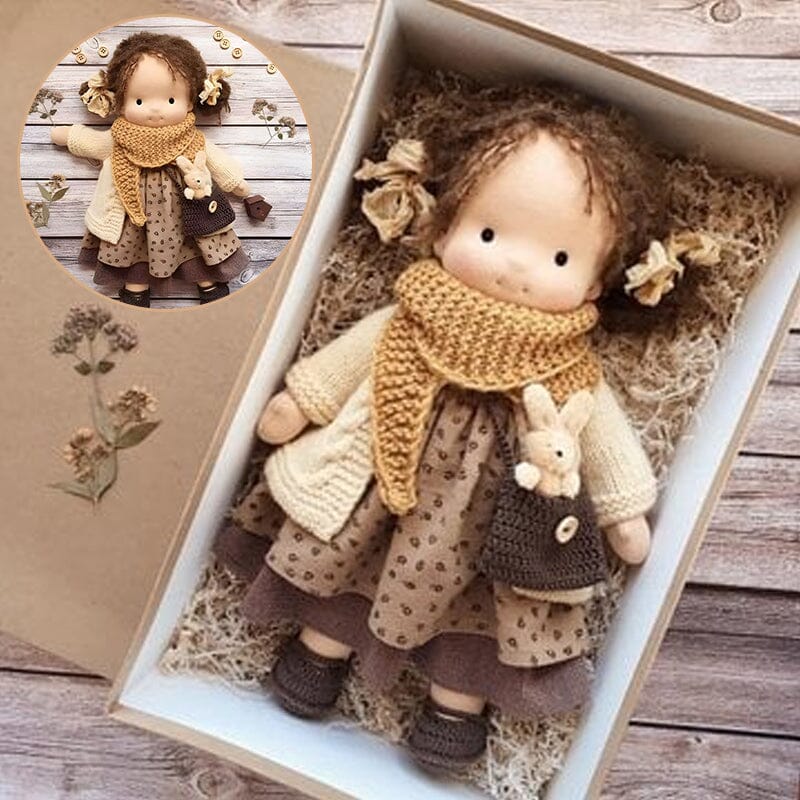 Quincelle Waldorf Doll Cotton-Filled Handmade Mini Dress-Up Doll DIY Gift... — View 5