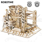 3D Wooden Puzzle Marble Run — DIY Mechanical Model Kit for Adults, Self-... — View 5