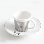 Luycho Anamorphic Mirror Reflection Cup | Locomotion Series Coffee & Tea Set - Quincelle.co