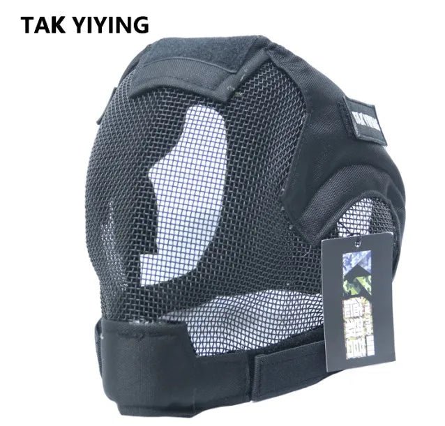 Airsoft War Game Steel Mesh V6 Protective Paintball Full Face Mask — View 8