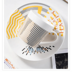 Luycho Anamorphic Mirror Reflection Cup | Locomotion Series Coffee & Tea Set - Quincelle.co