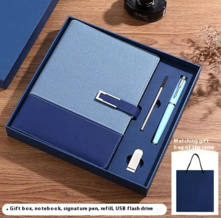 Business Thickening Notebook Soft Leather High-grade Gift Set — View 24