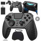 TurboGrip Wireless Gaming Controller Hall Effect Anti - Drift 4 Paddles PS4 PS5 PC Switch Android iOS - Quincelle.co