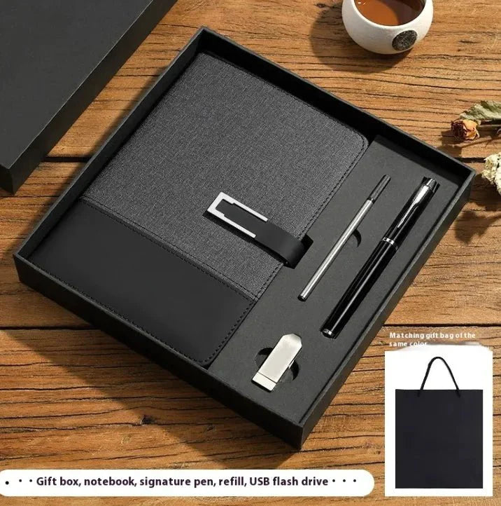 Business Thickening Notebook Soft Leather High-grade Gift Set — View 20