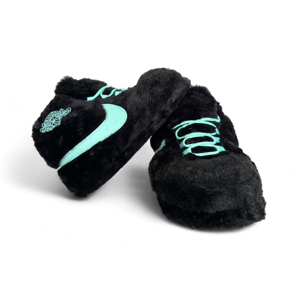 OG Teal Blue Sneaker Slippers – Quincelle, view 3