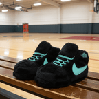 OG Teal Blue Sneaker Slippers – Quincelle, view 1