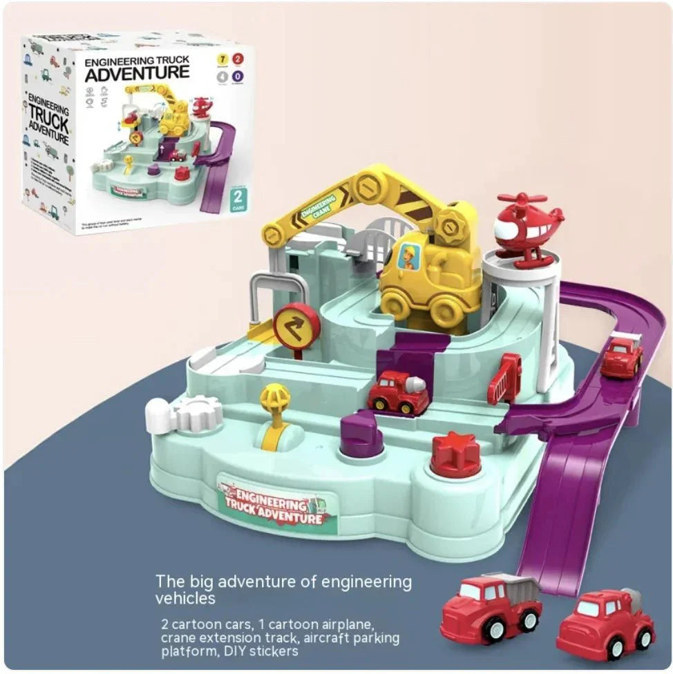 Children's Adventure Train Set Toy for Car Entrance — View 24