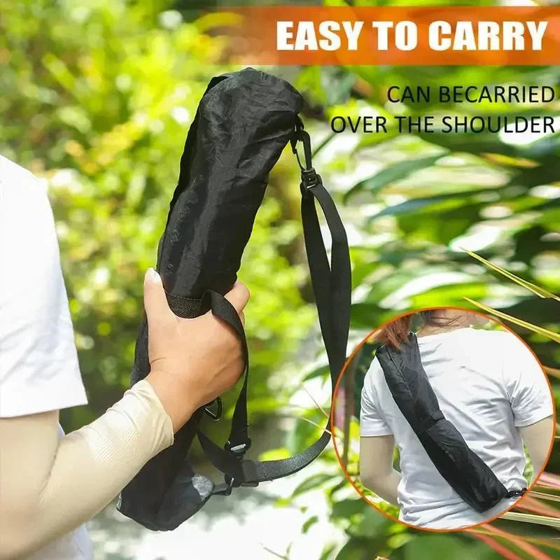 Portable Compact Folding Camping Chair – Ultralight Telescoping Seat Stick with Carry Bag 300 Lb Cap - Quincelle.co