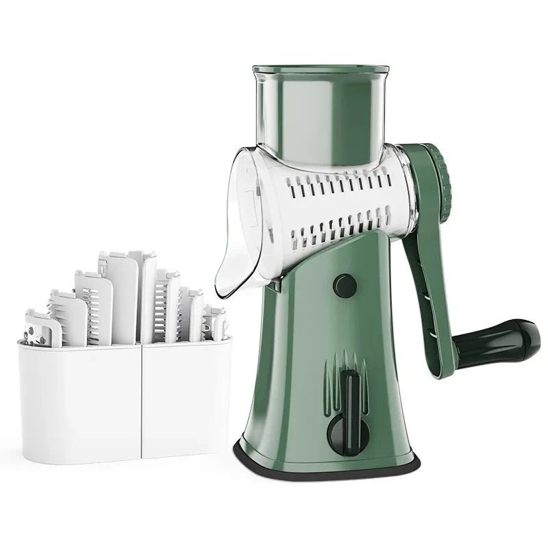 5-in-1 Professional Rotary Grater | Multi-Functional Kitchen Mandoline &... — View 8