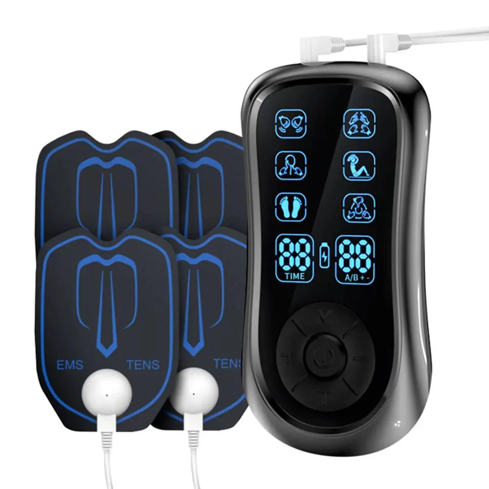 6-Mode Rechargeable Electric Pulse Massager – Compact Portable Device — View 9