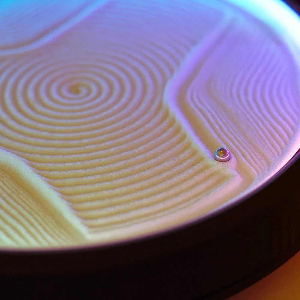 ZenSands Mini Desktop Sand Robot – Automatic Kinetic Sandscape - The Desktop "Infinite Zen" Machine - Quincelle.co