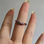 Quincelle™ Gothic Cross Ring | Punk Irregular Y2K Grunge Jewelry — View 9