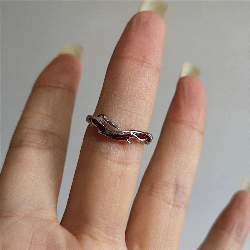 Quincelle™ Gothic Cross Ring | Punk Irregular Y2K Grunge Jewelry — View 9