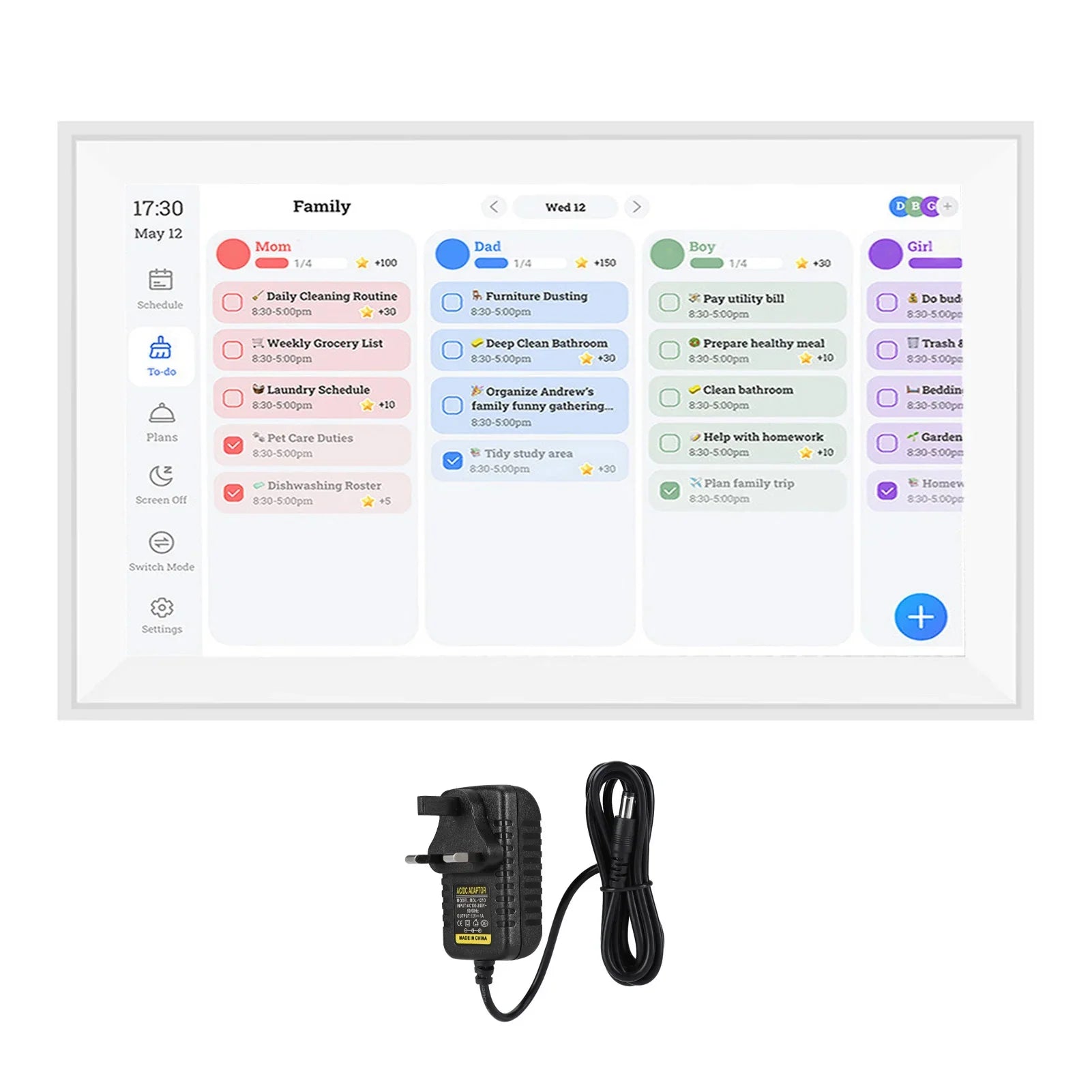 SmartHub 15.6 - Inch Digital Family Calendar | The 2026 Home Command Center - Quincelle.co