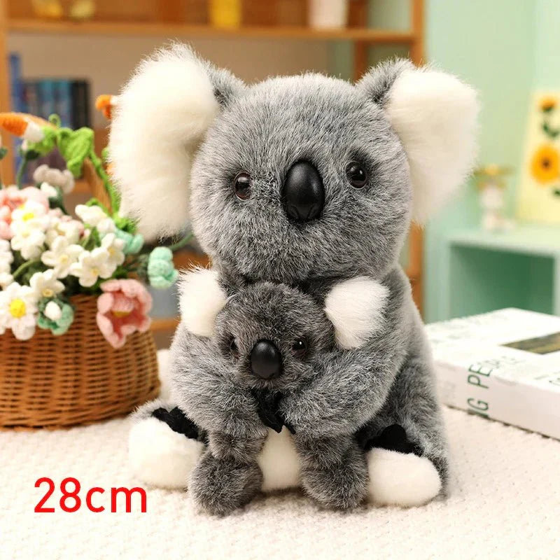 Lovely Australia Koala Plush Toy: Furry, Soft, and Huggable! - Quincelle.co