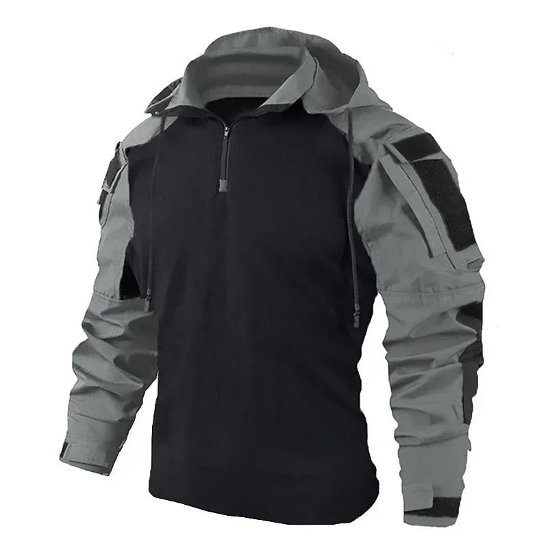 Tactical Camouflage Combat T-Shirt - Wear - Resistant Airsoft & Hunting Apparel - Quincelle.co