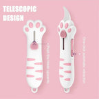 Cute Cat Paw Sharp Box Cutter: Mini Portable Cat Claw Utility Knife — View 5