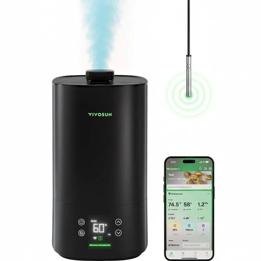 Smart WiFi Plant Humidifier 5L Auto Humidity Sensor App Control Gift for Plant Lovers Houseplants - Quincelle.co