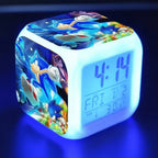 Anime Sonic Mario Bros Figure LED Alarm Clock 7-Color Touch Light Kids D... — View 25