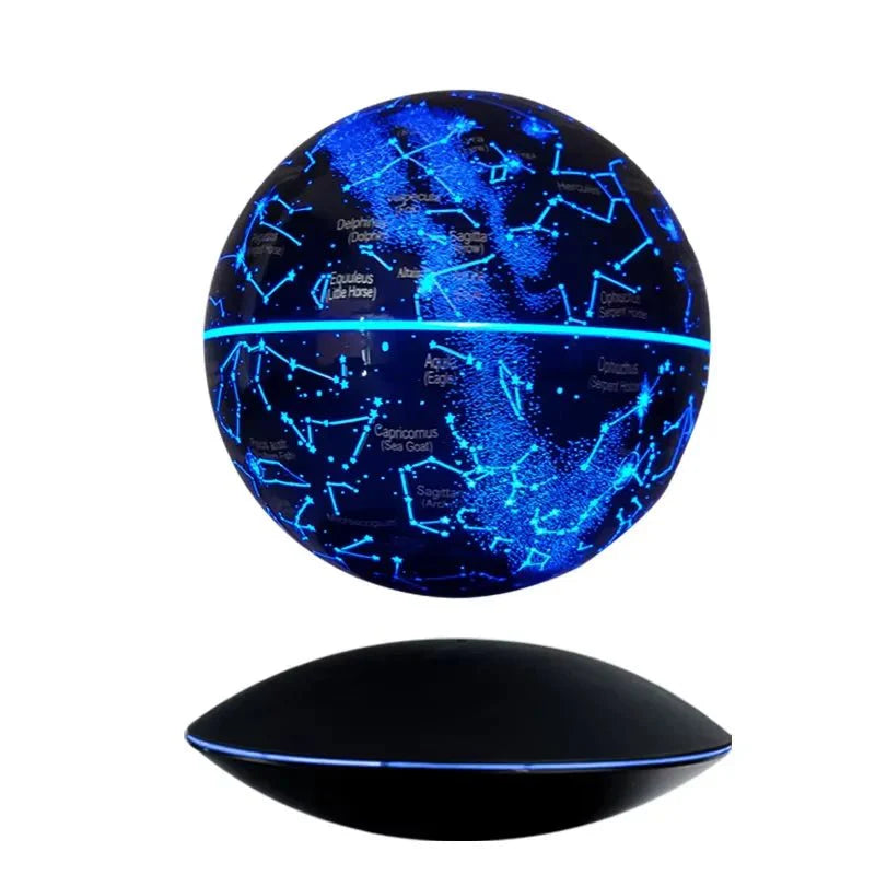 Magnetic Levitating Globe 6 - Inch LED Light 360° Floating World Map Desk Decor Gift - Quincelle.co