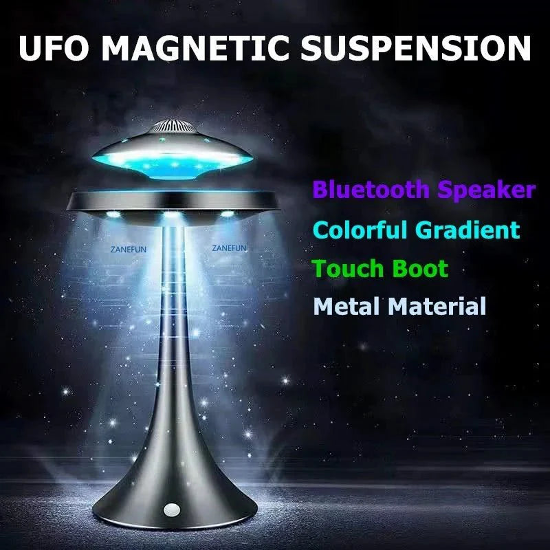 Magnetic Levitation Bluetooth Speaker – Floating UFO Wireless Charging — View 5