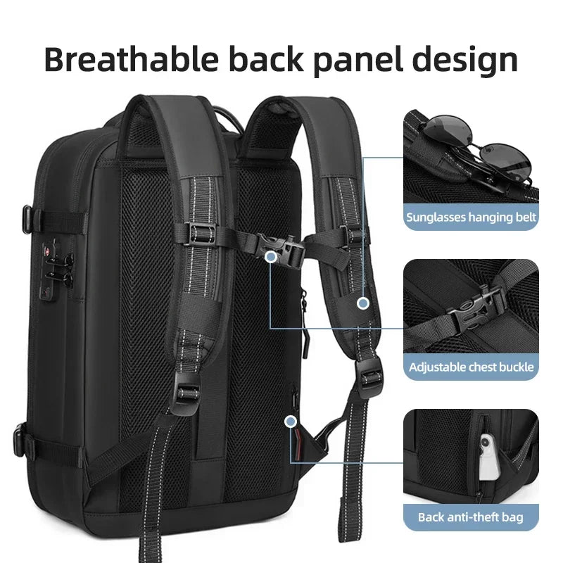 Quincelle 17-Inch Hybrid Compression Backpack | The Ultimate Space-Saver f... — View 6