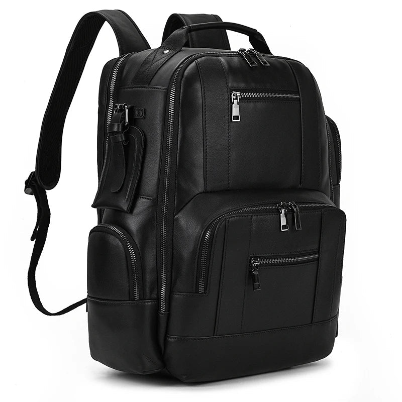 Newsbirds Retro Luxury Leather Backpack - The 2026 Executive Daypack - Quincelle.co