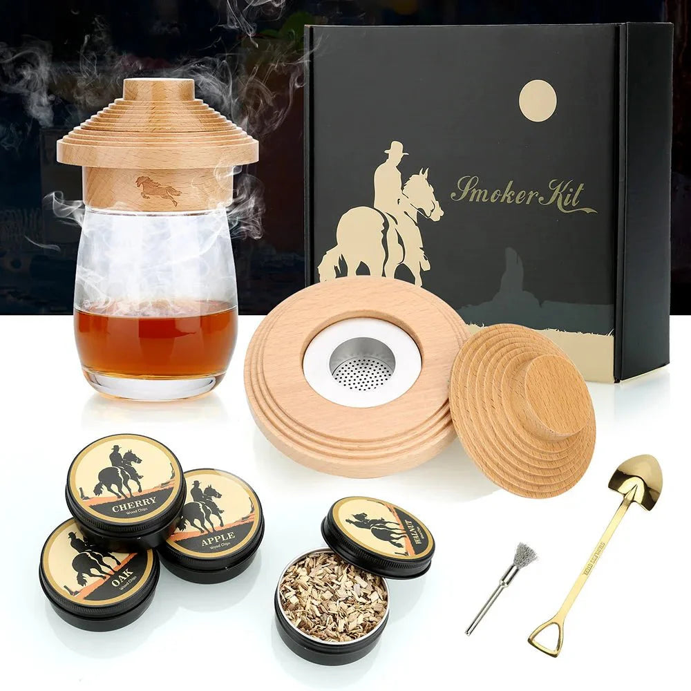 Cocktail Smoker Kit — Old Fashioned Whiskey Smoker Drinks Kit & Cocktail... — View 12