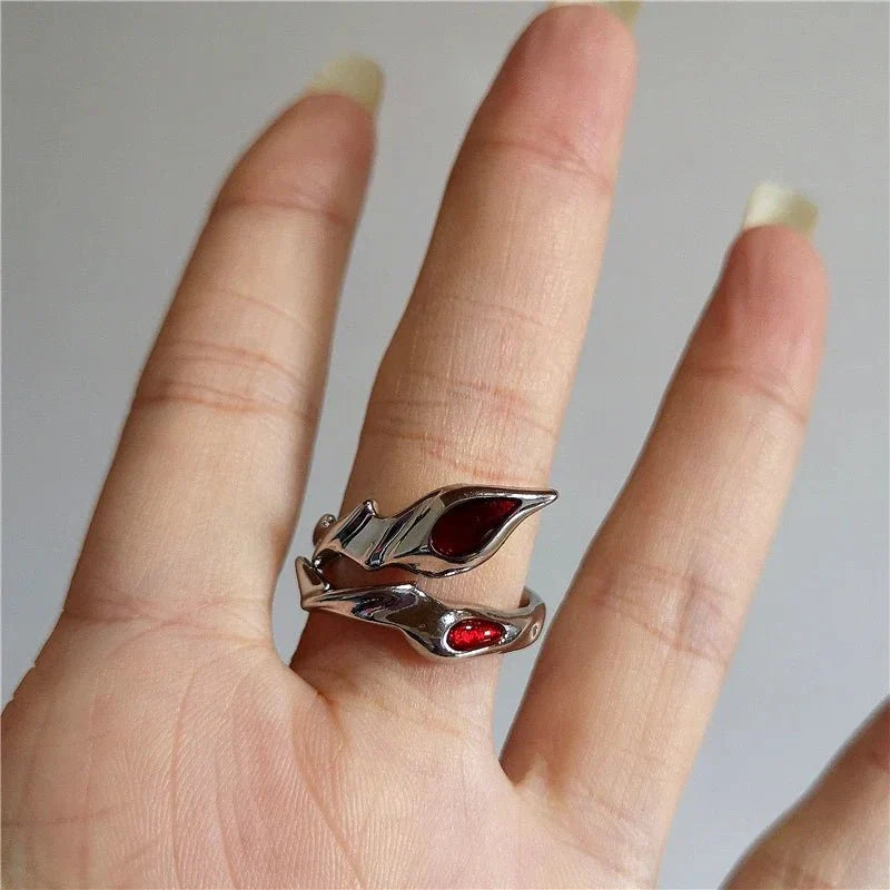 Quincelle™ Gothic Cross Ring | Punk Irregular Y2K Grunge Jewelry — View 11
