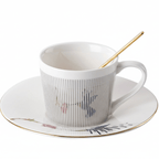 Luycho Anamorphic Mirror Reflection Cup | Locomotion Series Coffee & Tea Set - Quincelle.co